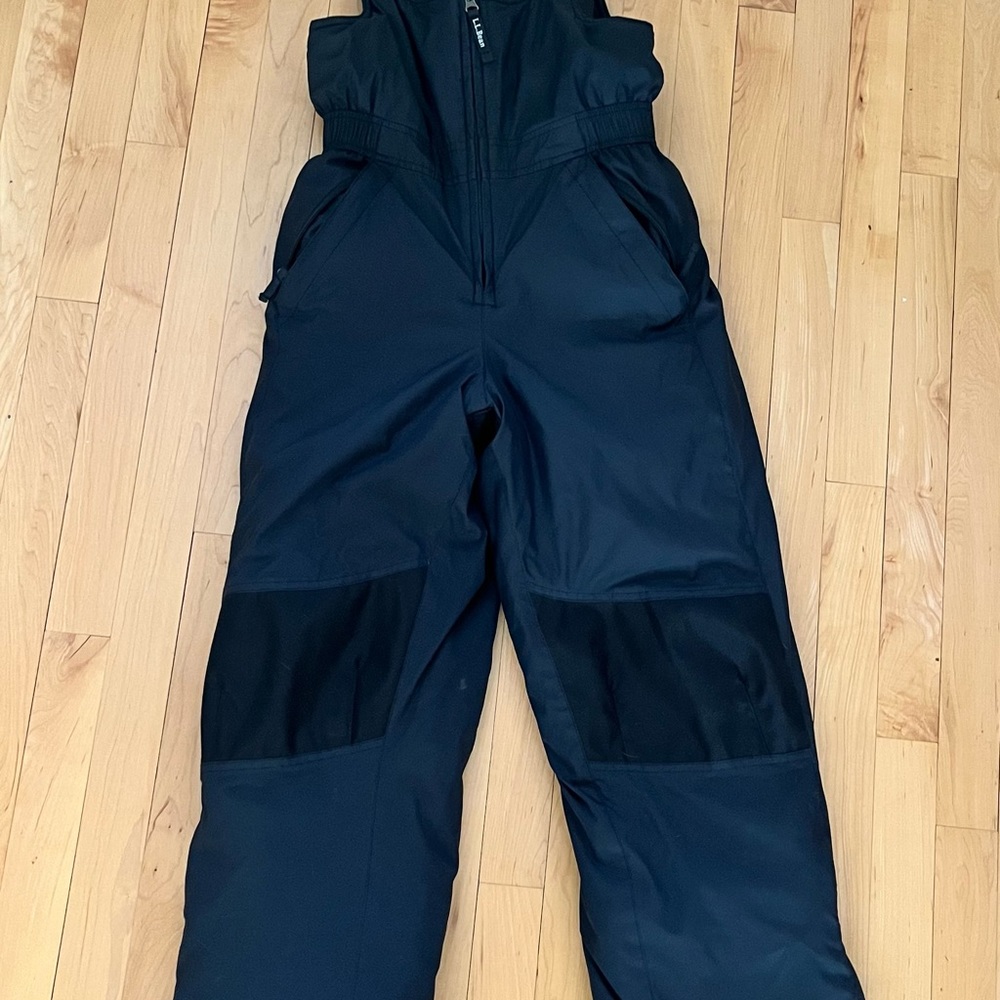 Black LL BeeanSnow Bib Overalls